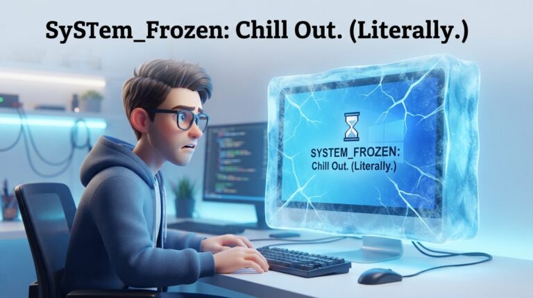 How to Revive a Frozen PC Without Throwing It Out the Window